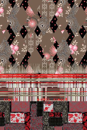 民族风印花华亿平台图片