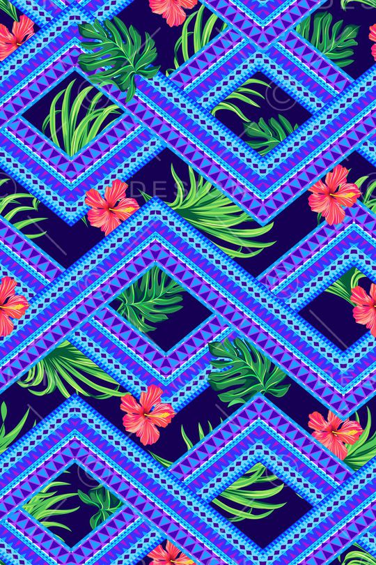 几何印花华亿平台图片