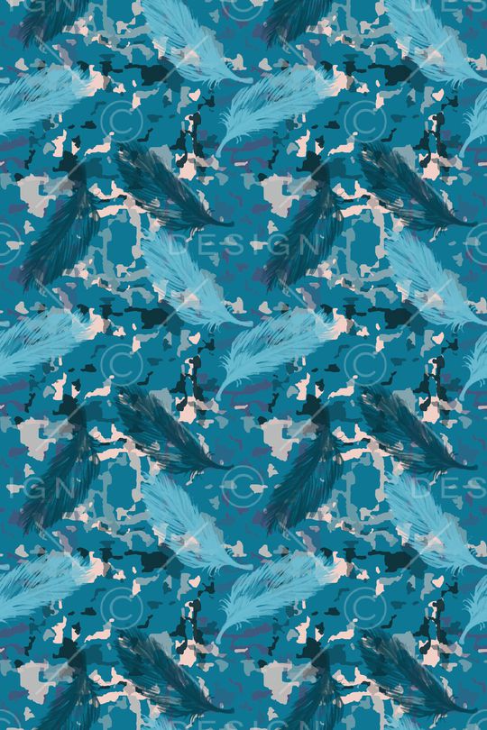 羽毛飘飘印花华亿平台图片