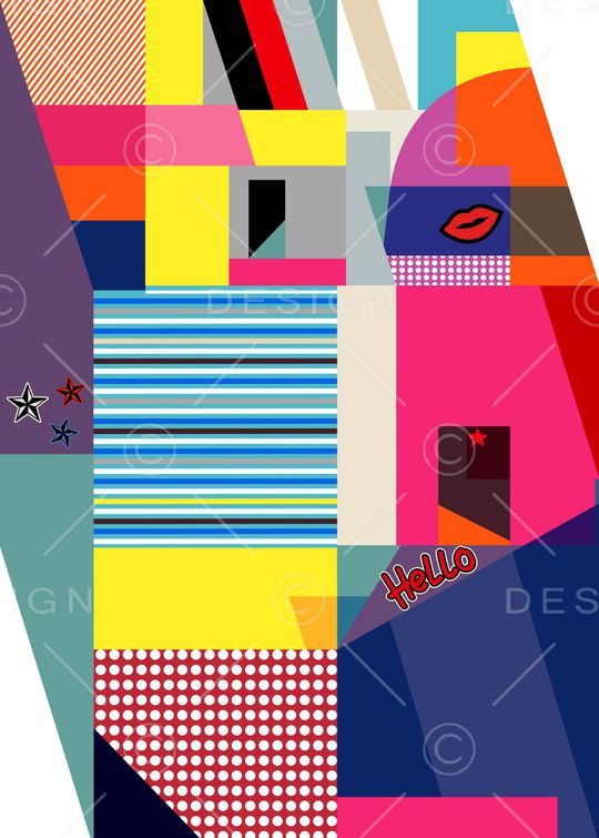 手绘印花华亿平台图片