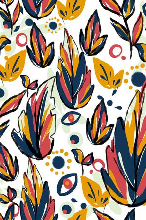 抽象印花华亿平台图片