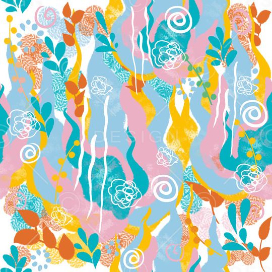 抽象印花华亿平台图片