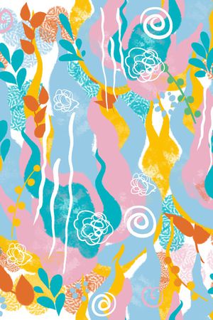 抽象印花华亿平台图片