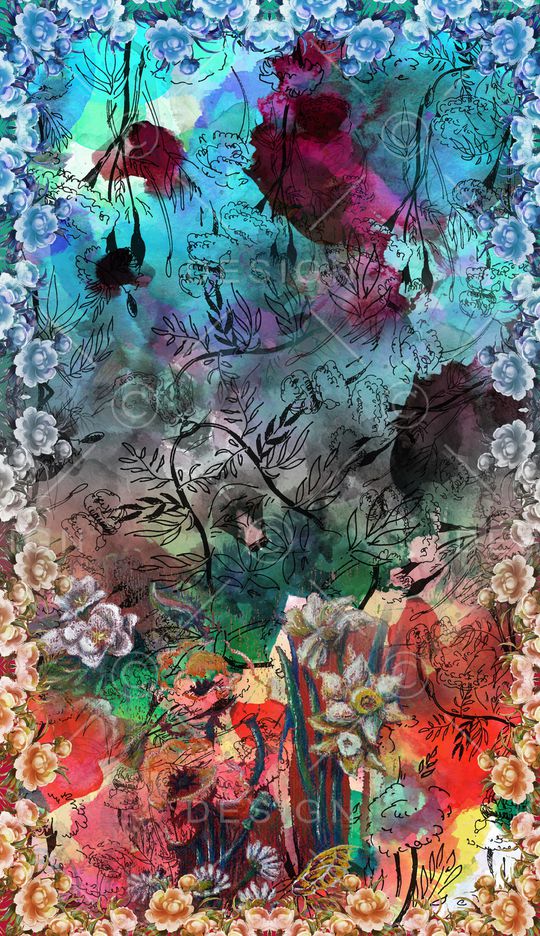 民族风印花华亿平台图片