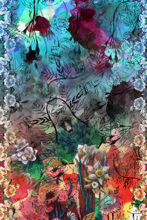 民族风印花华亿平台图片