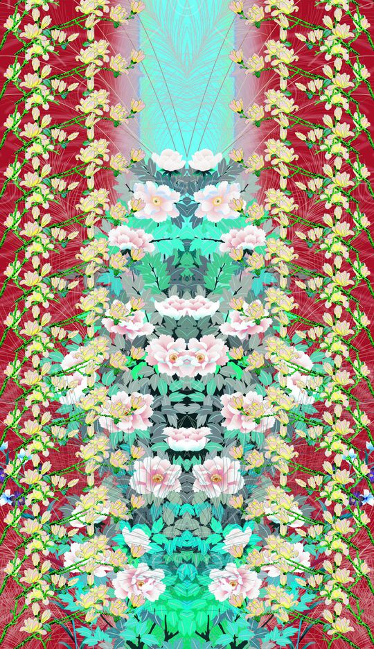 民族风印花华亿平台图片