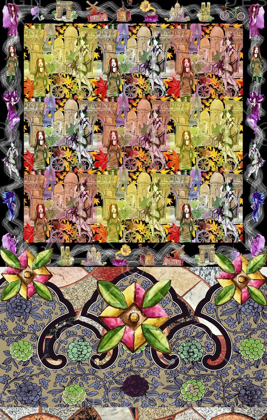 民族风印花华亿平台图片