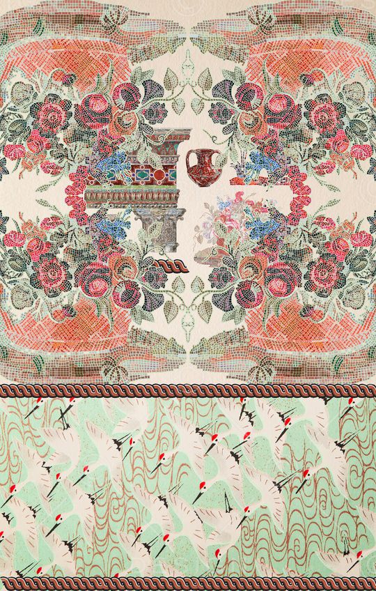 民族风印花华亿平台图片