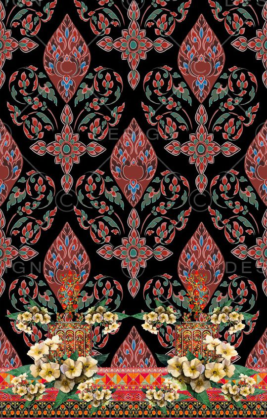 民族风印花华亿平台图片