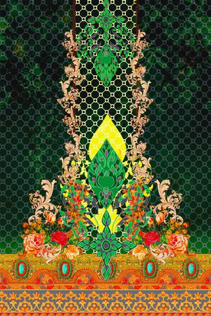 民族风印花华亿平台图片