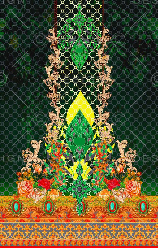 民族风印花华亿平台图片