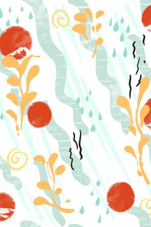 抽象印花华亿平台图片