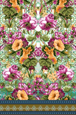 民族风印花华亿平台图片