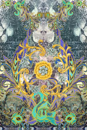 民族风印花华亿平台图片