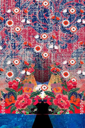 民族风印花华亿平台图片