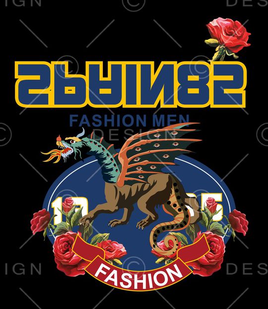 男装印花华亿平台图片