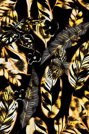 豹纹印花华亿平台图片