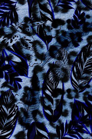 豹纹印花华亿平台图片