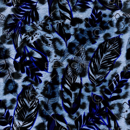 豹纹印花华亿平台图片