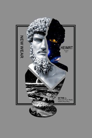 男装印花华亿平台图片