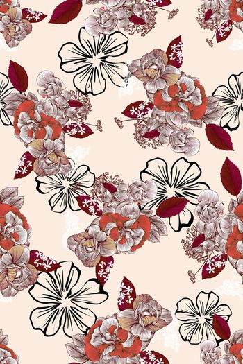 简约印花华亿平台图片