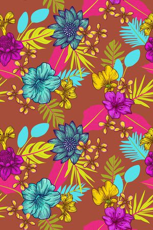 绿植树叶印花华亿平台图片