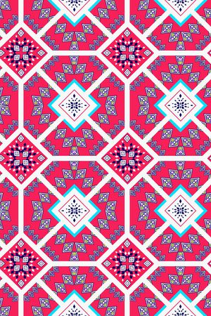 民族花卉印花华亿平台图片