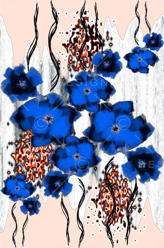 抽象印花华亿平台图片