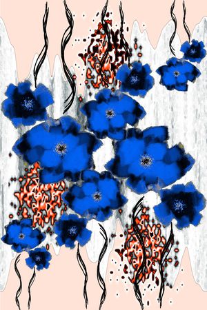 抽象印花华亿平台图片