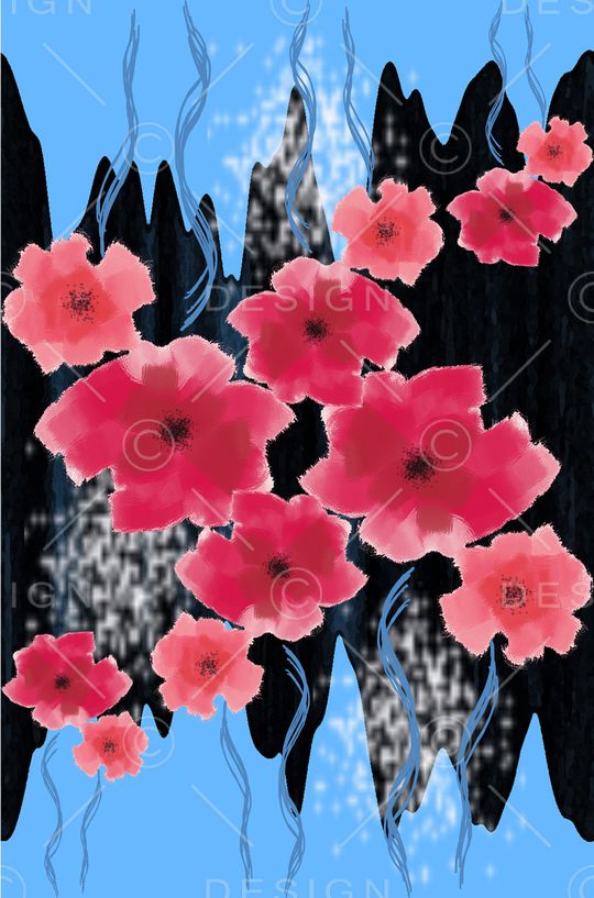 抽象印花华亿平台图片