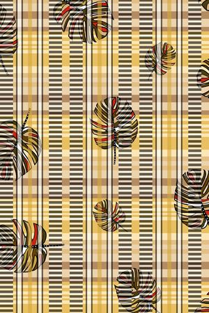 条纹印花华亿平台图片