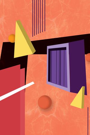 抽象印花华亿平台图片