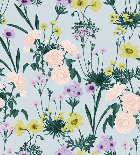 小碎花印花华亿平台图片