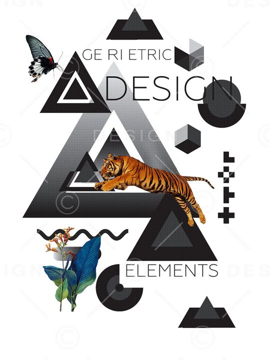 几何印花华亿平台图片