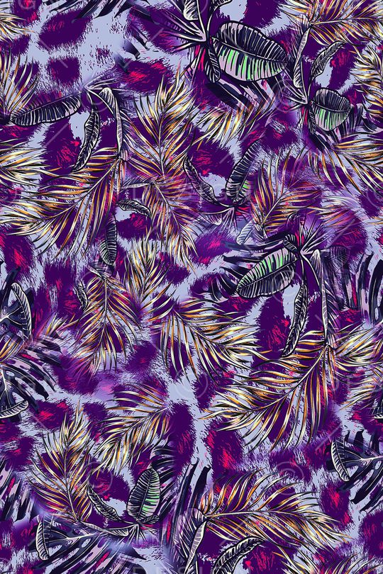 豹纹印花华亿平台图片