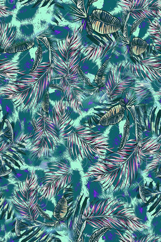 豹纹印花华亿平台图片