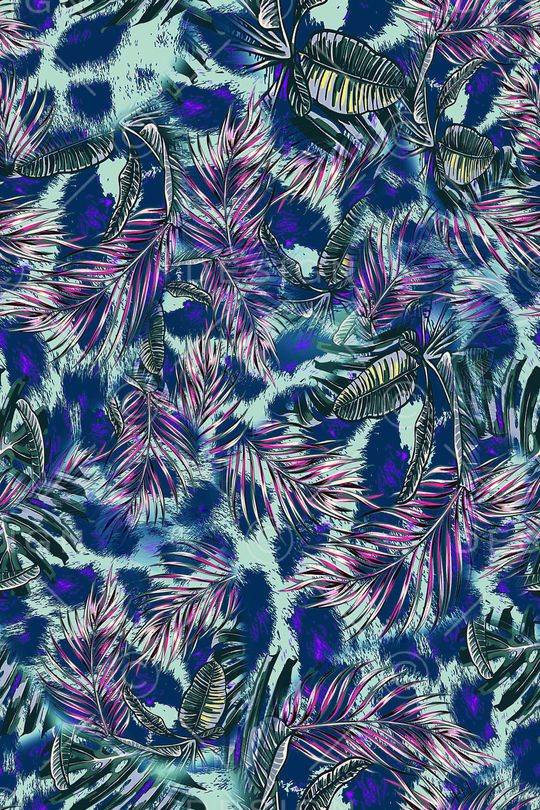 豹纹印花华亿平台图片