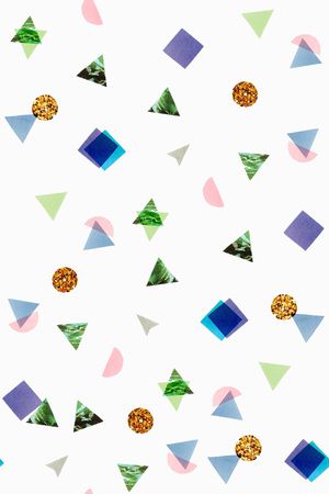 三角形印花华亿平台图片