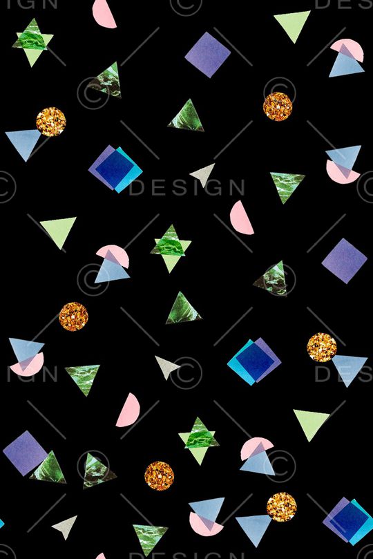 三角形印花华亿平台图片