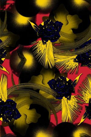 抽象印花华亿平台图片