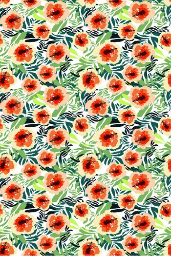 1120523-热情夏威夷白底