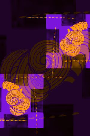 混合拼接印花华亿平台图片