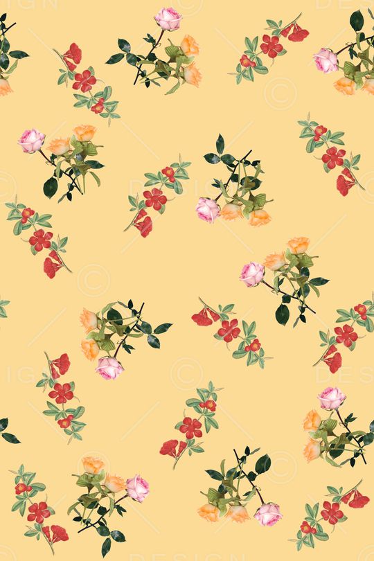 玫瑰花印花华亿平台图片