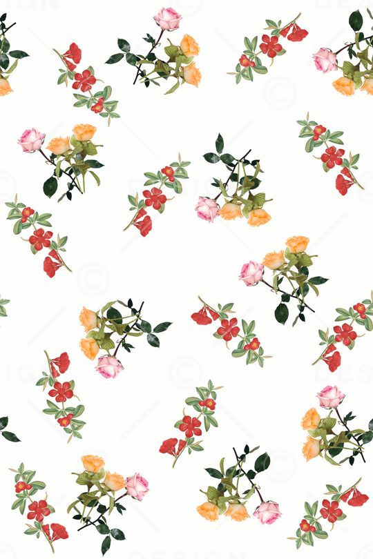 玫瑰花印花华亿平台图片