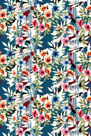 抽象印花华亿平台图片