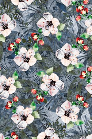 抽象印花华亿平台图片