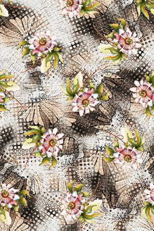 抽象印花华亿平台图片