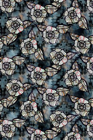 抽象印花华亿平台图片