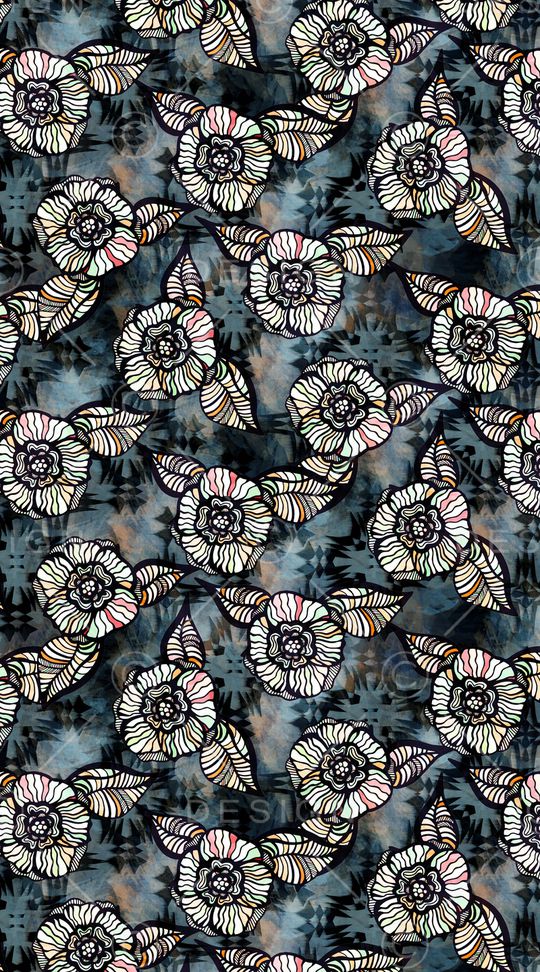 抽象印花华亿平台图片