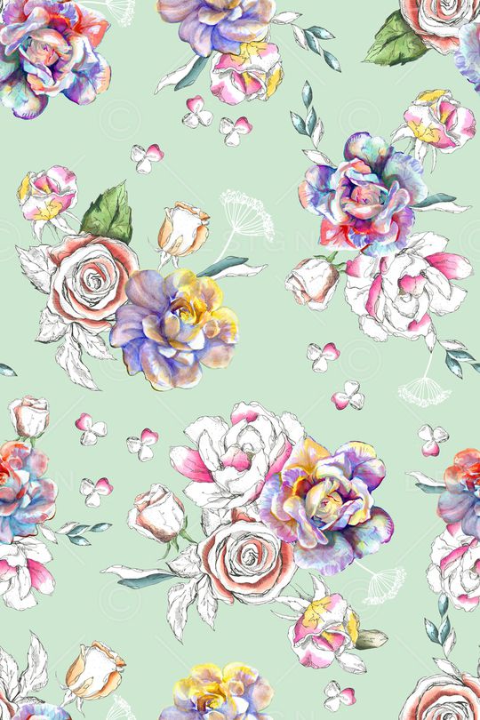 水彩印花华亿平台图片